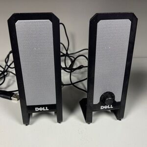 Dell Black and Gray Audio Speakers